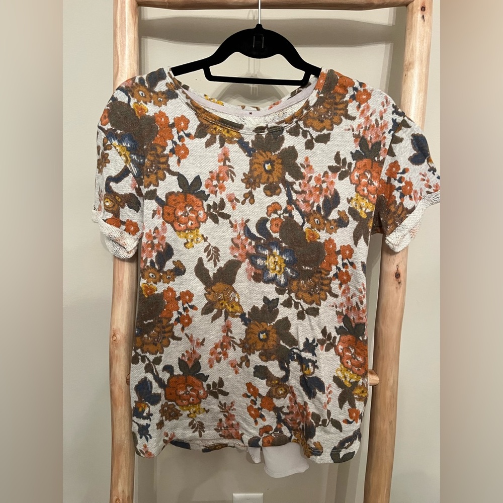 Saturday Sunday floral tee